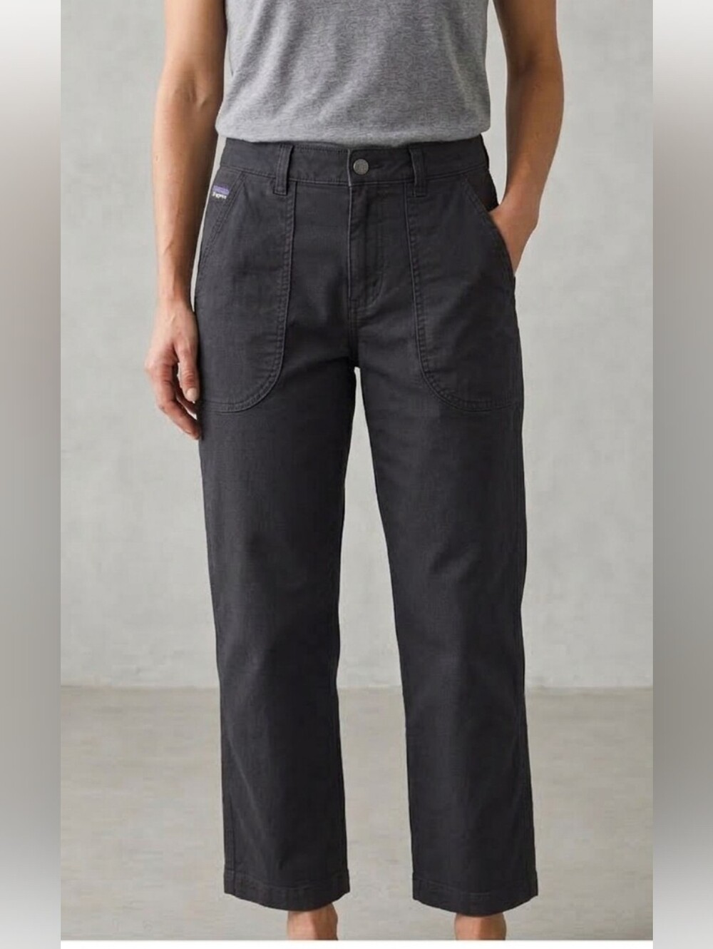​Patagonia Women's Stand Up Cropped Pants 26" Charcoal Grey (Size 6)